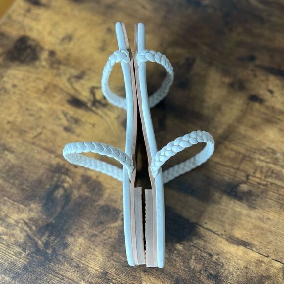 Diba True Jo Vial Leather Braided Sandal in Off White, Size 9. New in Box! - Picture 13 of 16